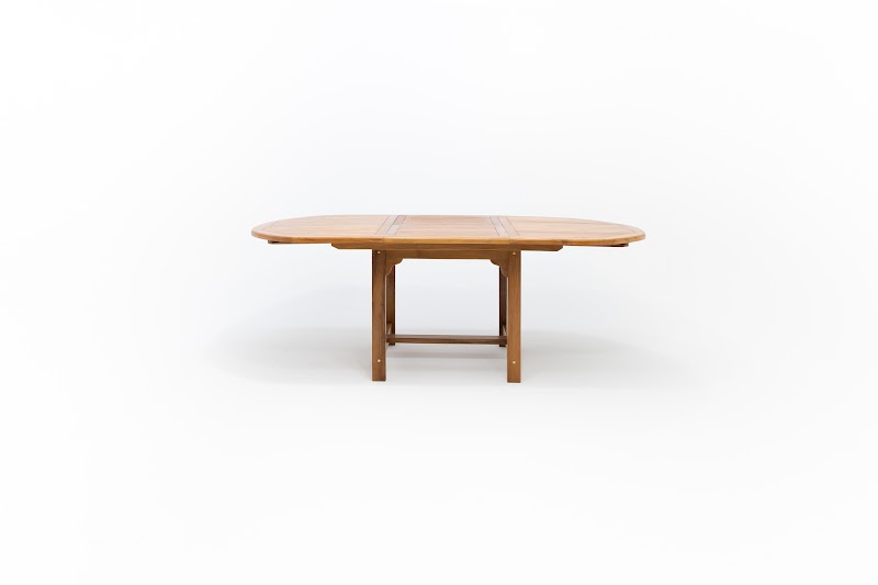 Table de jardin extensible ovale 3