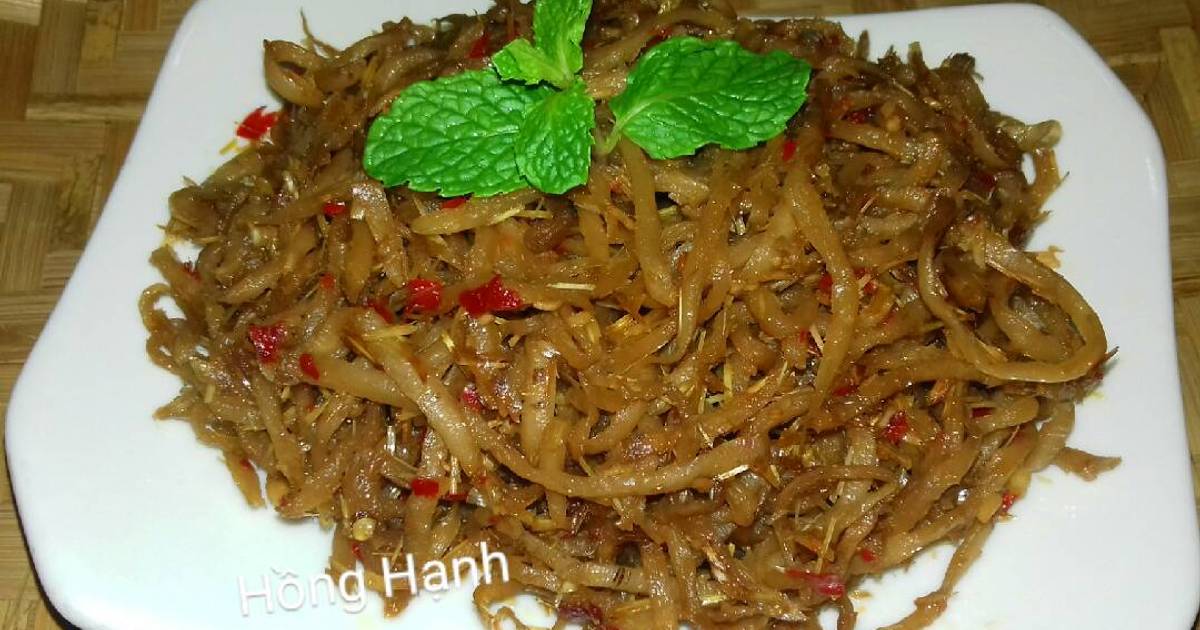 Củ Cải Muối Xào Sả Ớt
