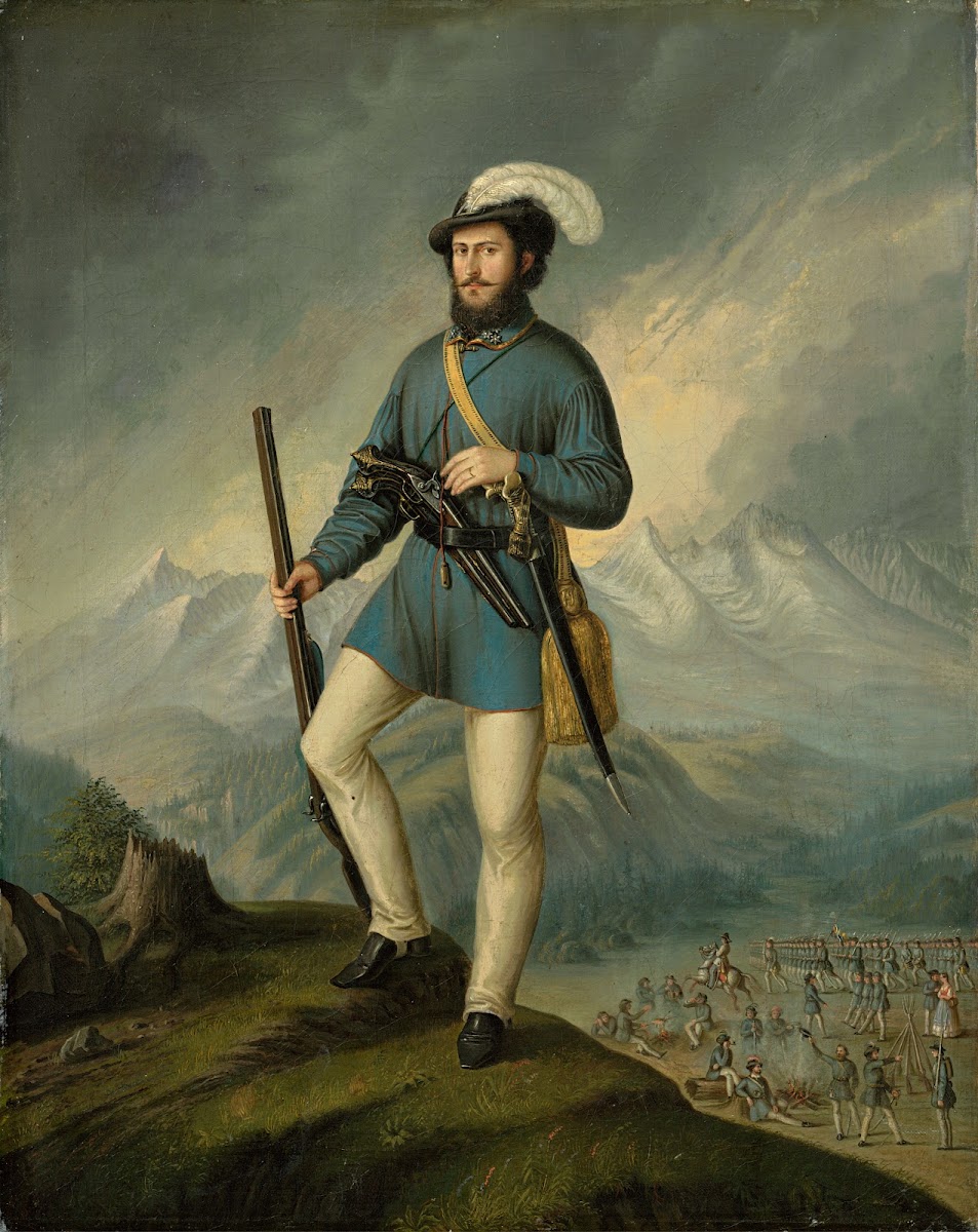 Portrait of Ján Francisci as Captain of the Slovak Volunteers 18491850