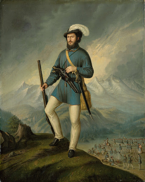 Portrait of Ján Francisci as Captain of the Slovak Volunteers 18491850