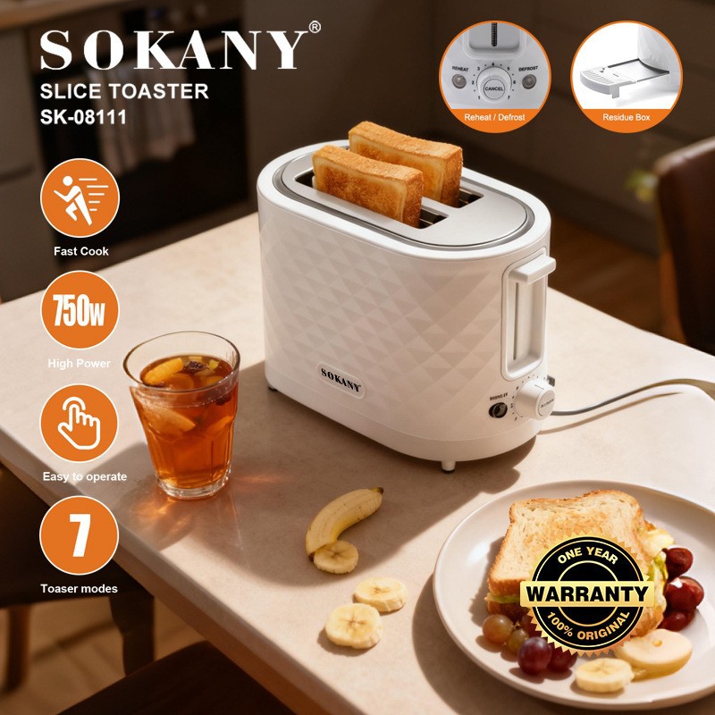 Multifunctional toaster with grilling and cooking function