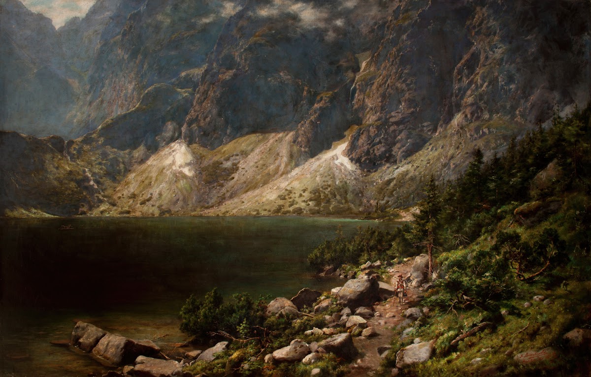 The Morskie Oko Lake in the Tatras 1891