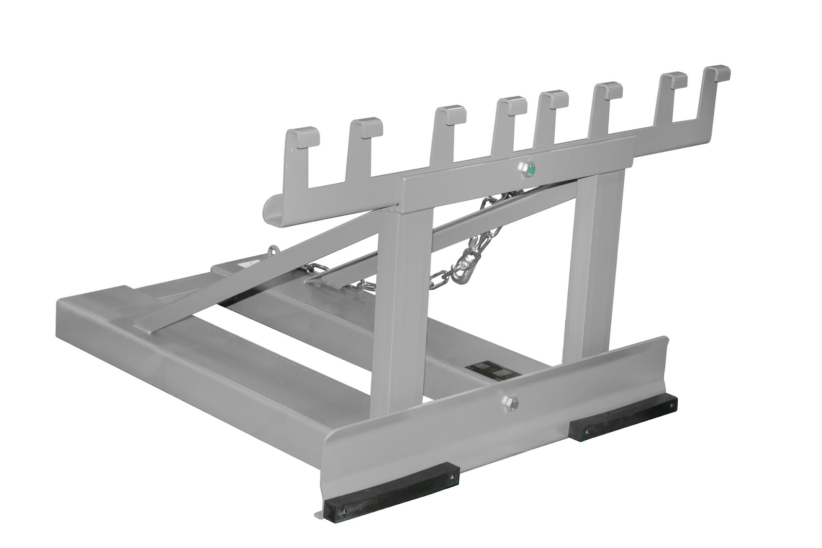 Afvalcontainer-Heffer MH-II, gelakt, Muisgrijs