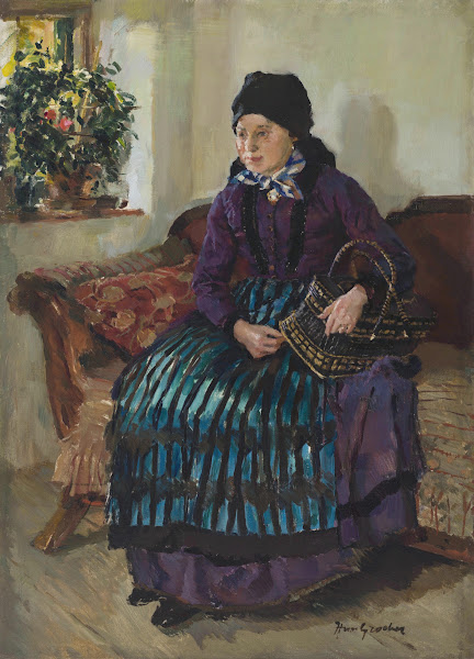 Junge Bäuerin am Fenster 1915