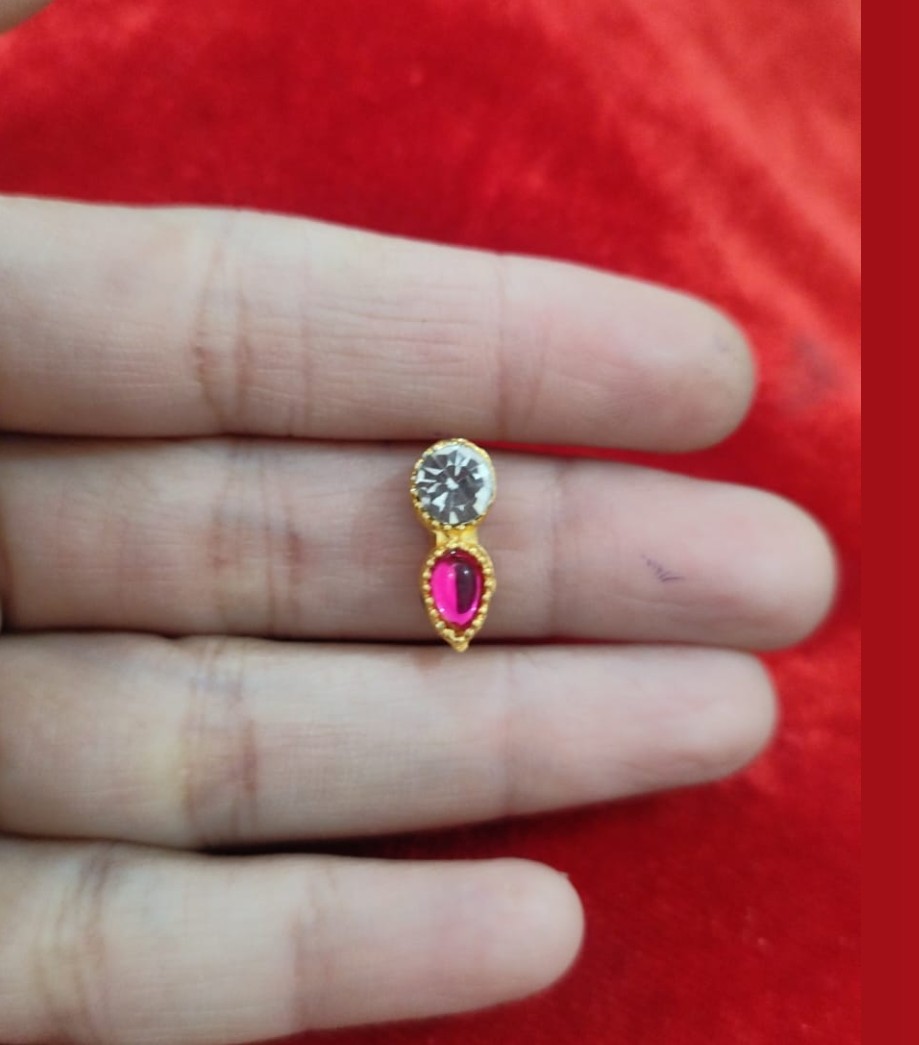 Round Drop White Pink Medium-P39-pack of 10