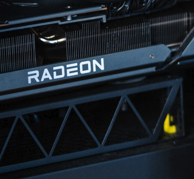 GPU bracing installed - opened case, PCIe slot reinforcement
