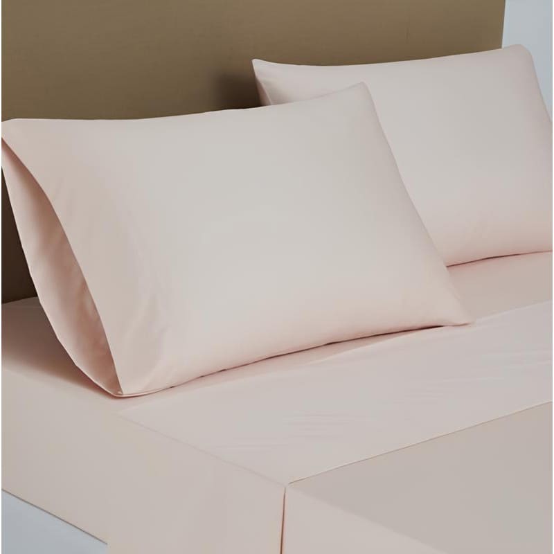 Set de sábanas matrimoniales de algodón Pima satinado Nestwell™ de 500 hilos color durazno