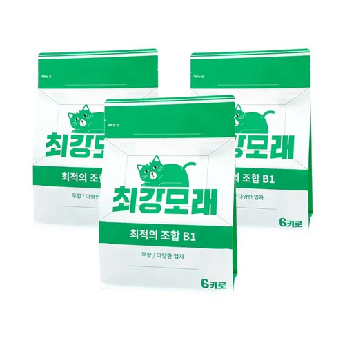 2+1 최강모래 최적의 조합 B1 6kgx3, 고양이모