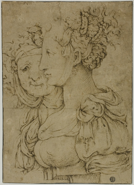 Old Matron and Young Woman