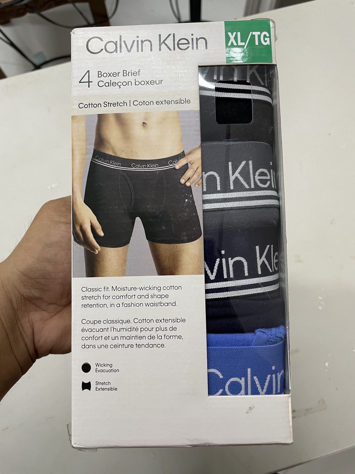 CK Boxer 4pack Black XL #0674