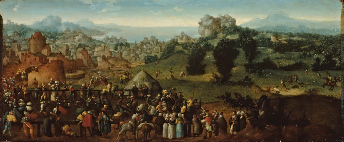 Landscape with Tournament and Hunters 1519 20
