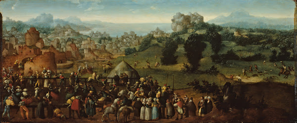 Landscape with Tournament and Hunters 1519 20