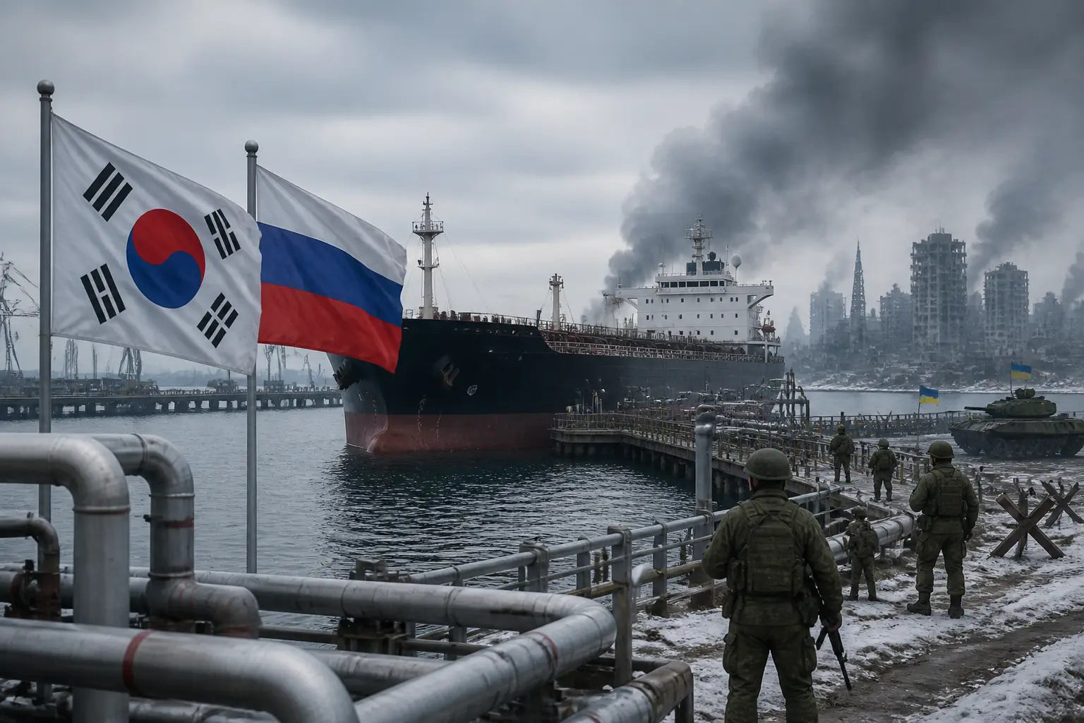 Editorial image for South Korea ships fuel to Russia amid Ukraine war