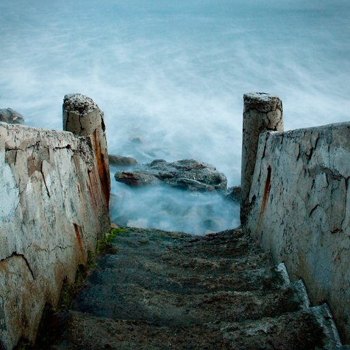 My water on stairs photo