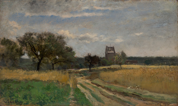 Landscape along a CountryRoad ca1860