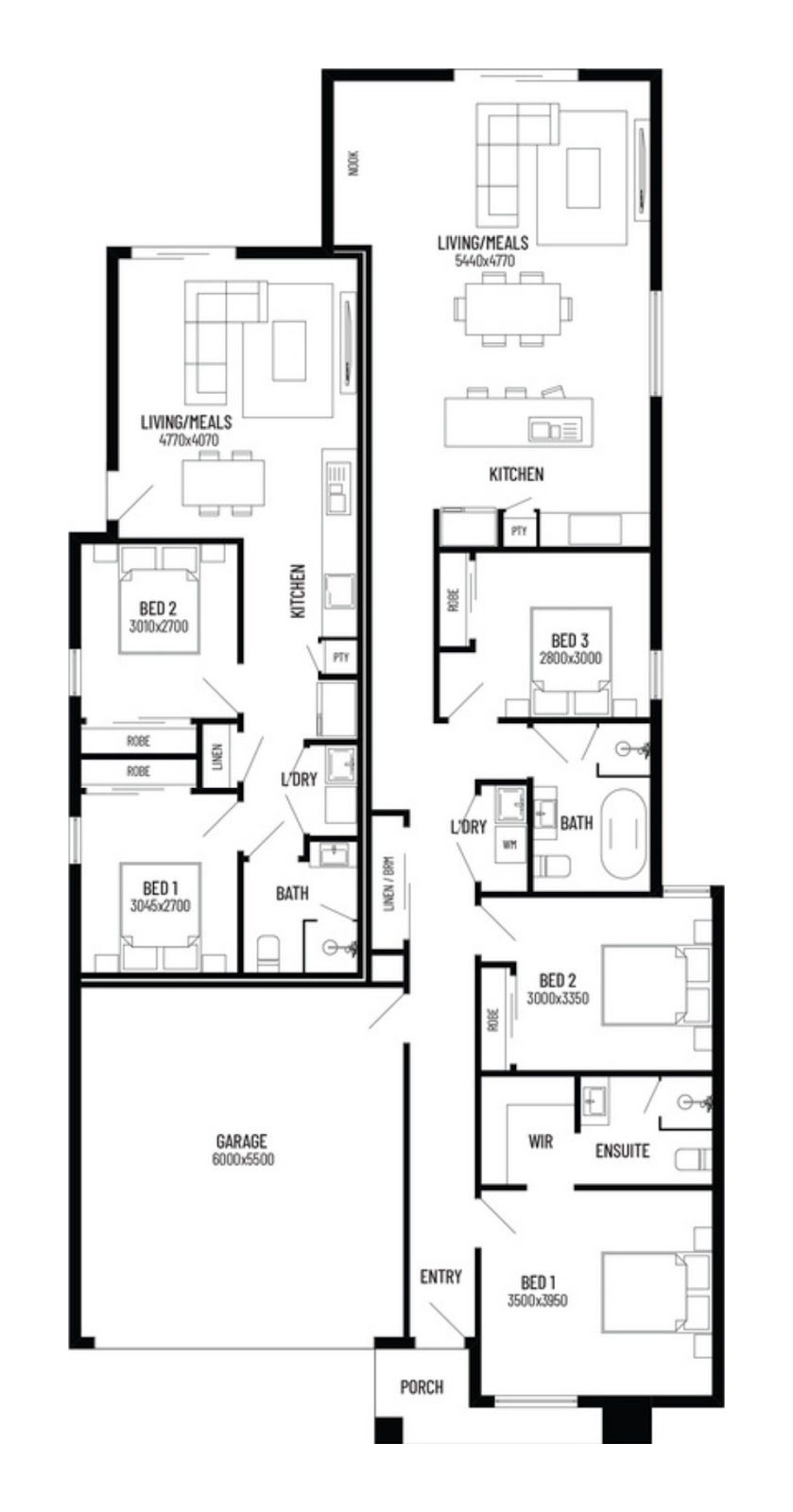 Dual Occupancy Investment Property in Sebastopol, VIC (5.64% Yield) | Aus Investment Properties - Floor Plan 1