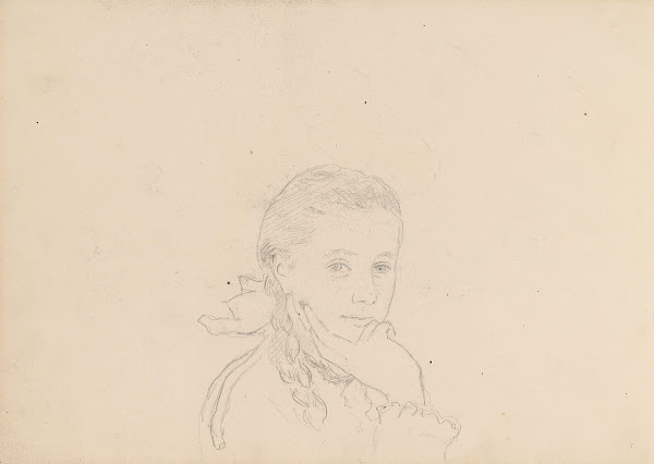 Portrait of young woman Between 1878 and 1880