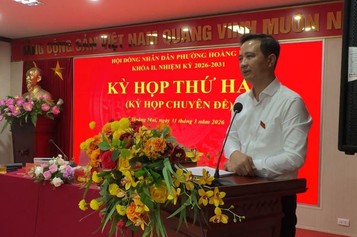 Kỳ họp thứ 2 HĐND phường Hoàng Mai khóa II - Đài Phát thanh và truyền hình Hà Nội