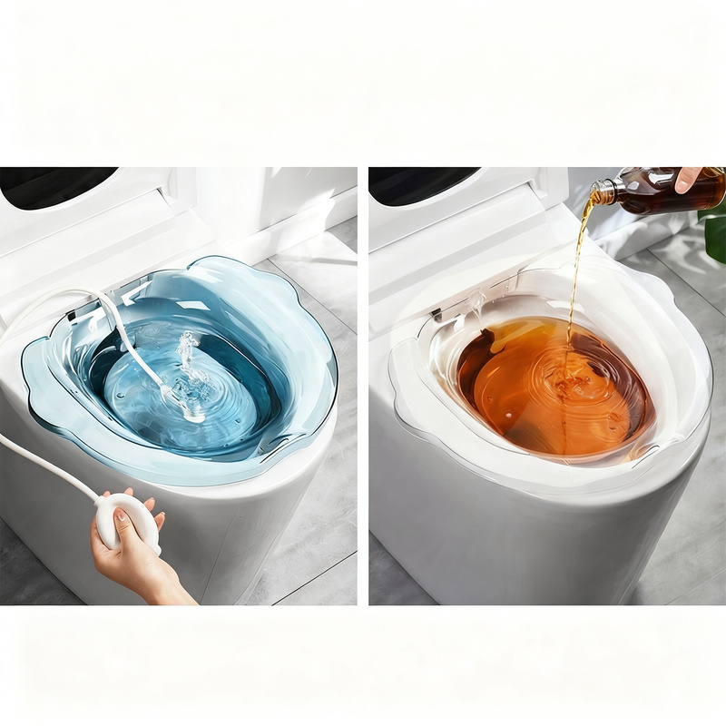Sitzbadewanne aus Kunststoff