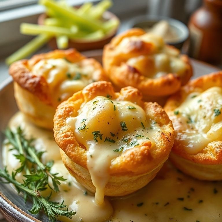 Cheesy Garlic Cruffins Perfect for Easy Dinner or Snack - Quick, Creamy, Oven‑Baked Treat