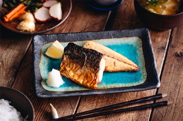Cá Saba Nướng Sốt Tương Sake