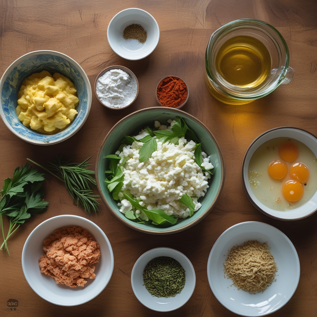 Ingredients for Easy Cottage Cheese Egg Bites: A Delightful Treat for Any Meal! Quick & Homemade