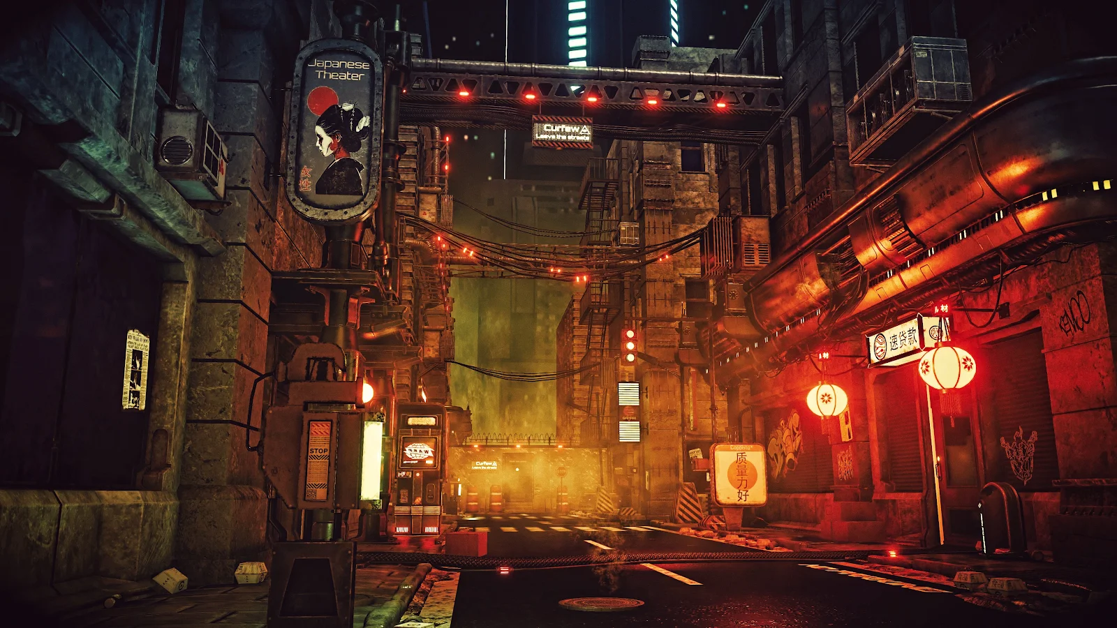 Cyber, Science Fiction, Digital Art, Concept Art, Cyberpunk 4K Desktop, iPhone Wallpaper Background