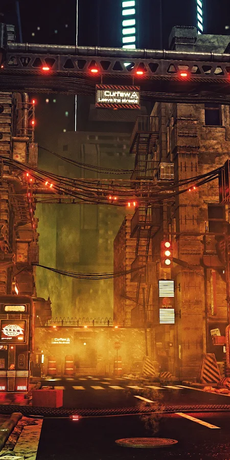 Cyber, Science Fiction, Digital Art, Concept Art, Cyberpunk 4K Phone Wallpaper