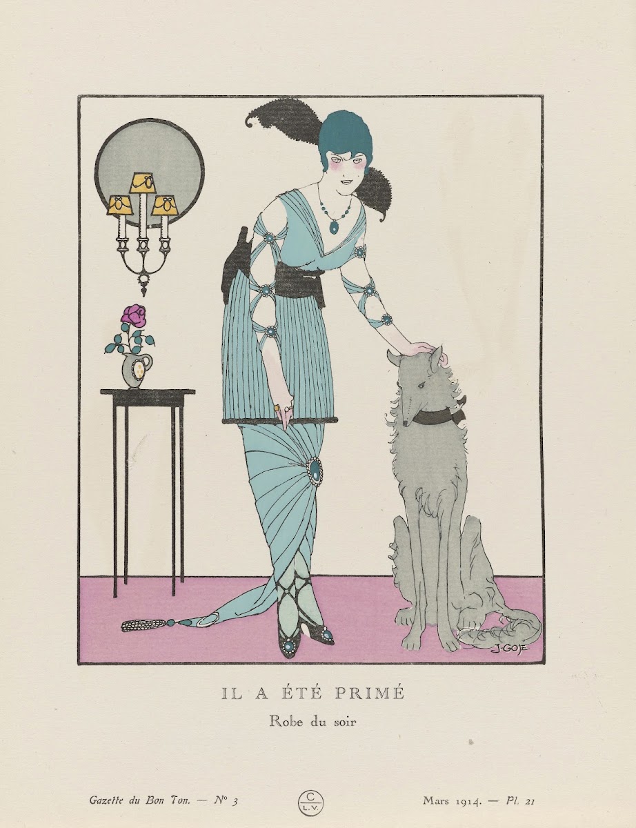 Il a été primé Robe du soir 1914