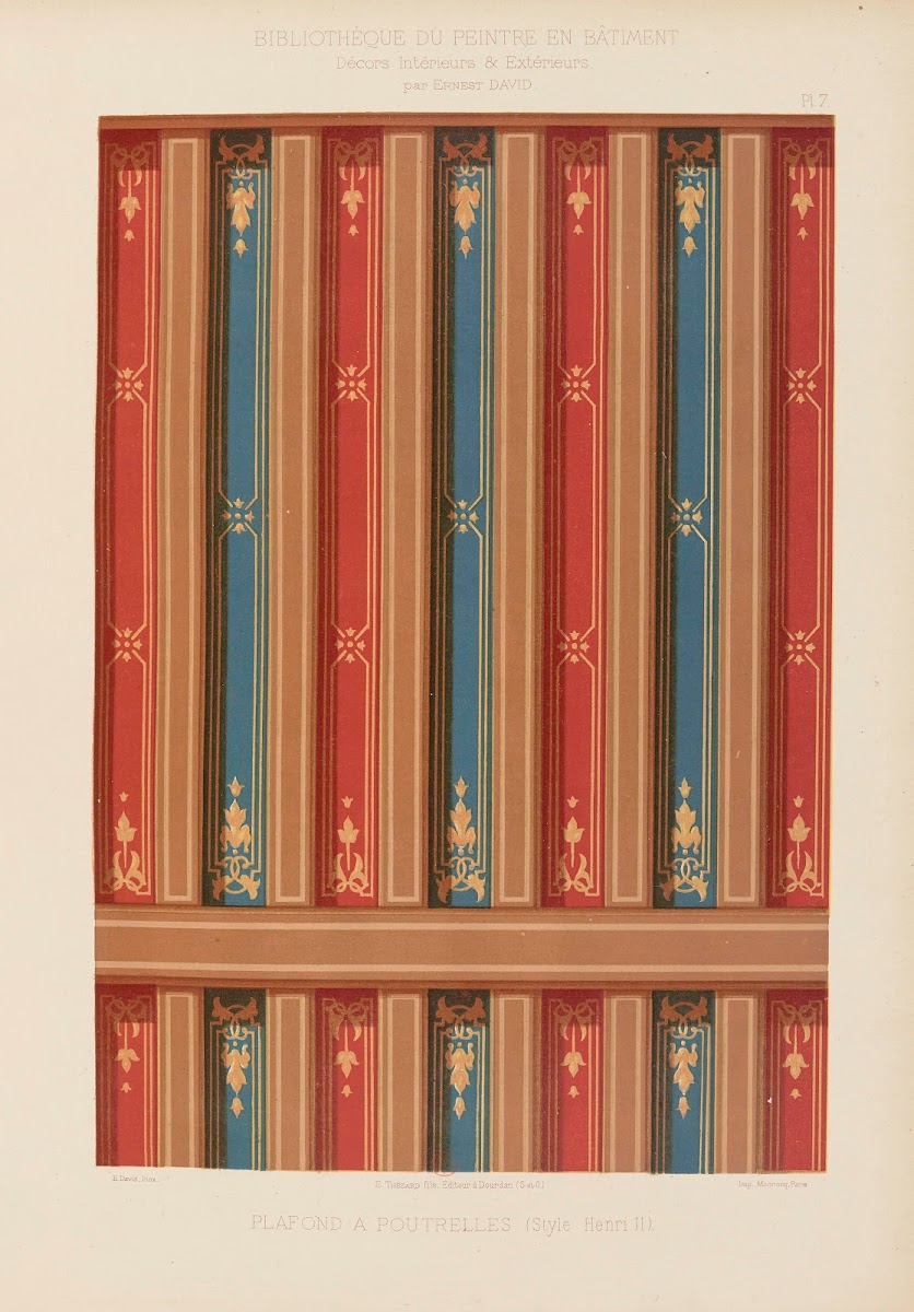 Décors Intérieurs et Extérieurs Pl07 1890 1891