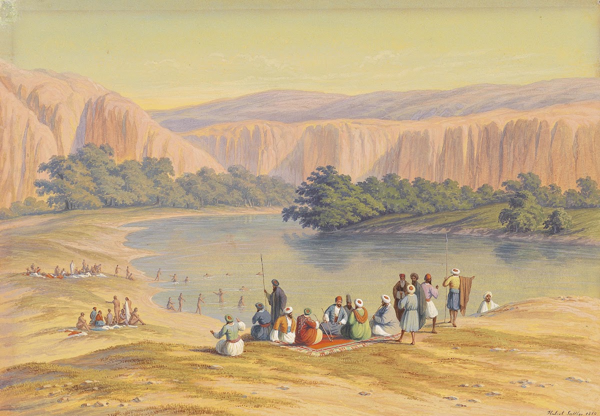 Badeszene 1850