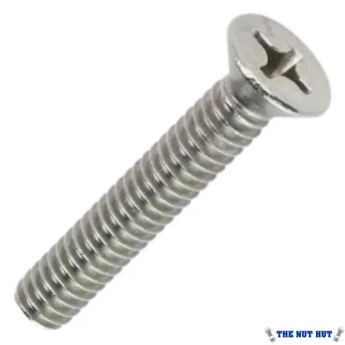 Machine Screw M6x40 CSK SLT A4 SS 316 963