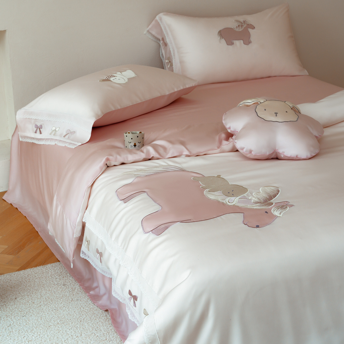 Bedding set, Tencel-Lyocell, cartoon design, summer