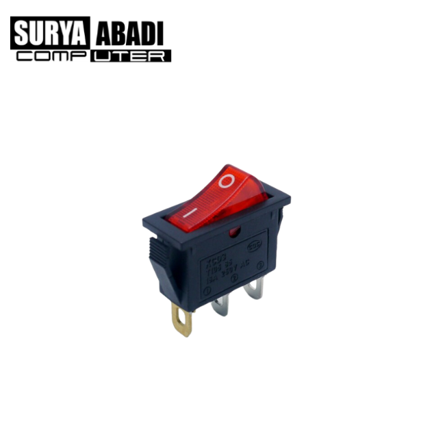 SAKLAR SWITCH ON OFF 3 PIN SLIM