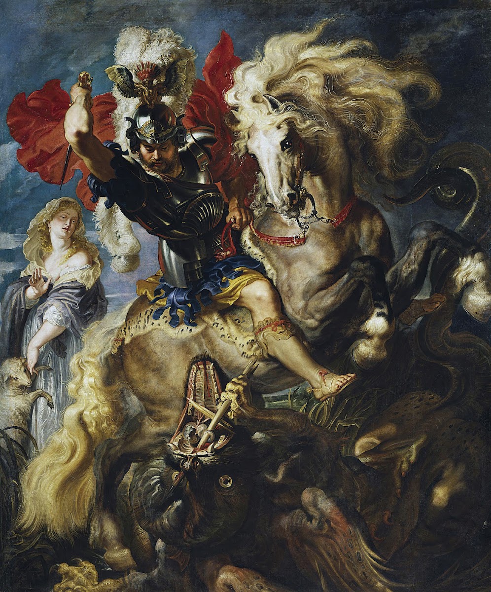 St George Battles The Dragon 1606 1608