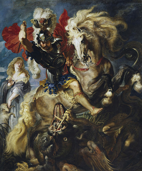 St George Battles The Dragon 1606 1608