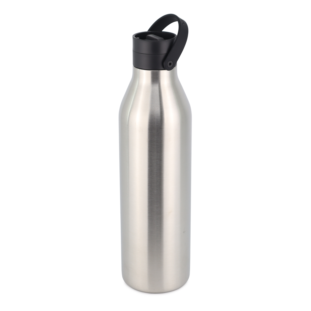 Recycled Stainless Steel Bottle 1000ml Uncoated / Ink Black