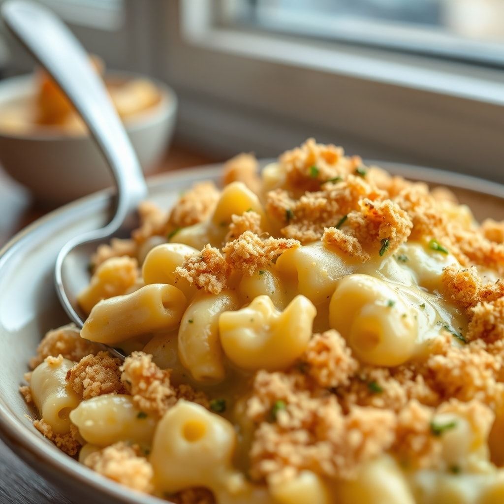 Creamy Boursin Mac and Cheese with Crispy Breadcrumbs—Easy One-Pot Comfort