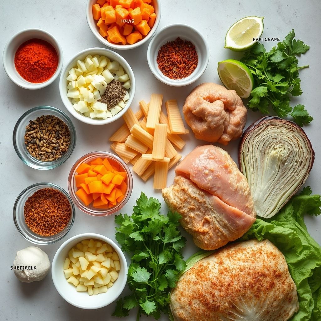 Ingredients for Easy Tex-Mex Frito Cowboy Cabbage Dinner Recipe – 30-Minute Family Favorite