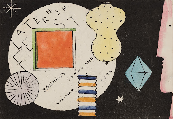 Postcard invitation to a lantern festival 1922