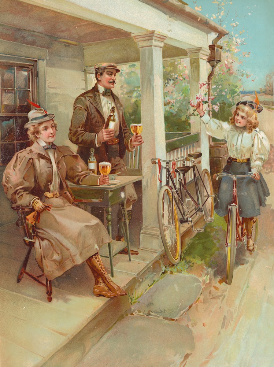 Advertising poster for beer ca 1898