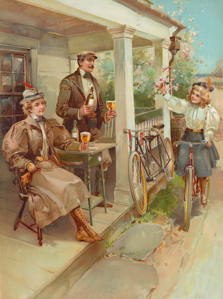 Advertising poster for beer ca 1898