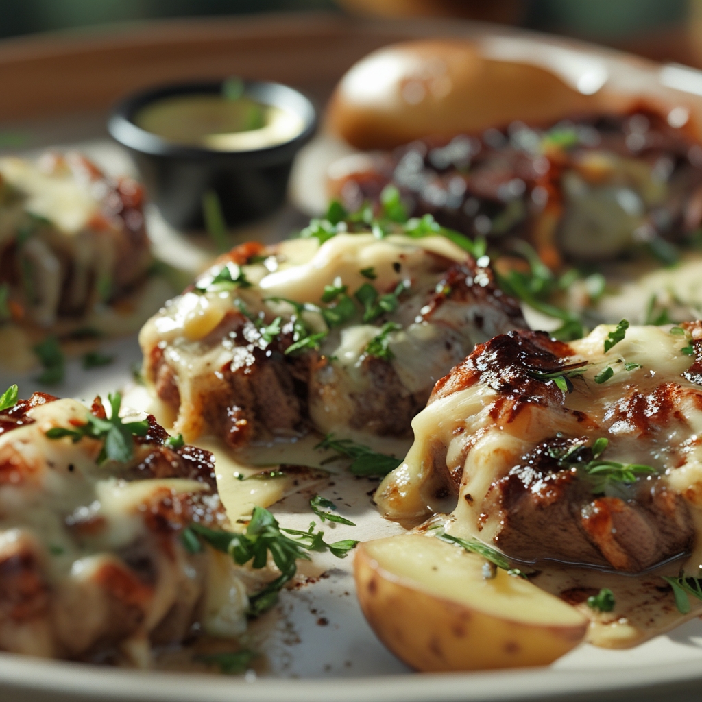 The best Garlic Steak Bites and Potatoes Recipe - Easy Weeknight Comfort Food