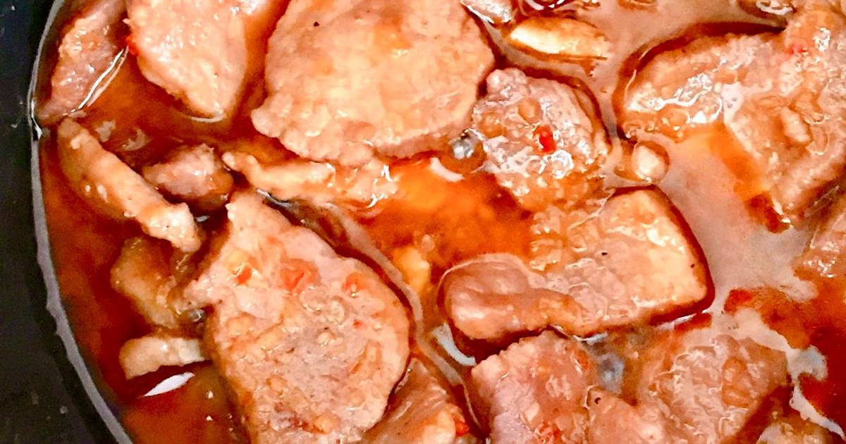 Thịt Kho Mắm Ruốc Sa Tế