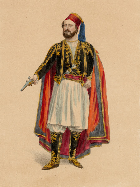 Wilhelm Ebel als Conrad in Der Seeräuber Ballet in 3 Acten von Paul Taglioni Mus