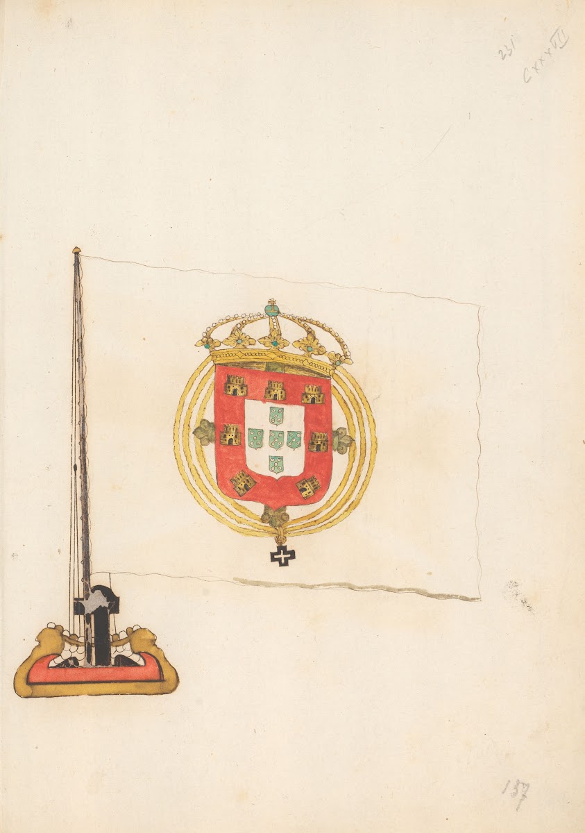 Flag of Portugal 1667 1670