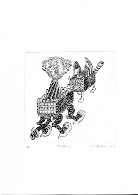 Amok Series Intaglio Prints