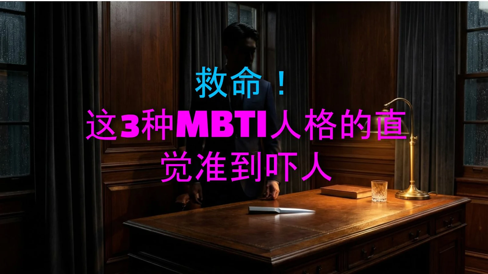 救命！这3种MBTI人格的直觉准到吓人