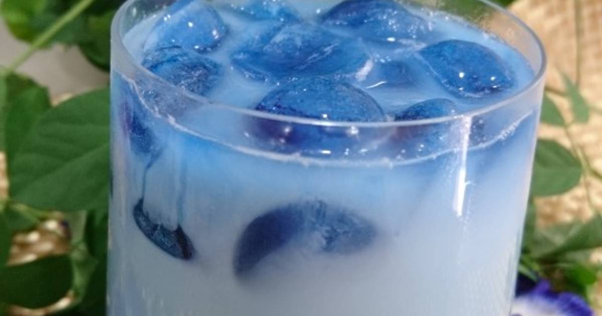 Trà sữa hoa đậu biếc
