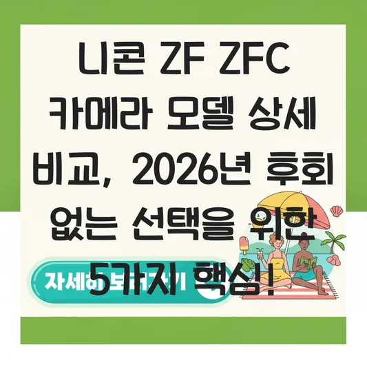 니콘 ZF ZFC 카메라 모델 상세 비교